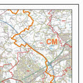 London Postcode District Map D7 - Top Right Corner