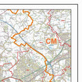 London Postcode District Map D7 - Top Right Corner
