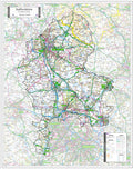 Map of Staffordshire County