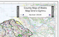 Map of Wales Counties