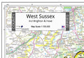 Map of West Sussex County