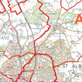 AL Postcode Map