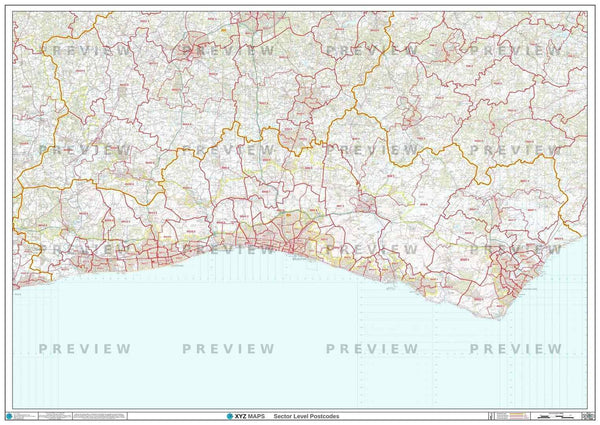 SN Postcode Map for the Swindon Postcode Area GIF or PDF Download – Map ...