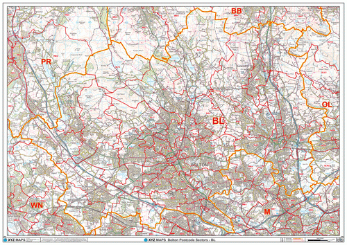 Postcode Maps by Individual Postcode Areas – Map Logic