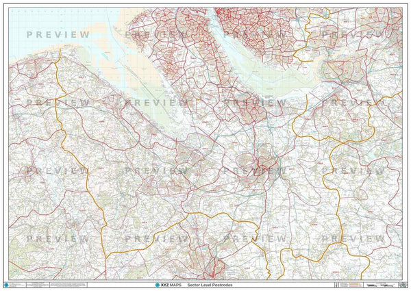 SN Postcode Map for the Swindon Postcode Area GIF or PDF Download – Map ...