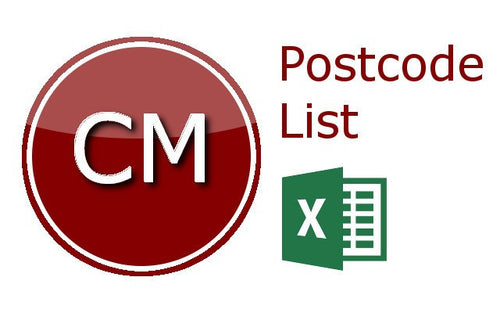Chelmsford Postcode Lists