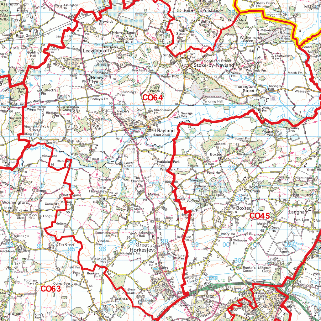 Colchester Postcode Map (CO) – Map Logic