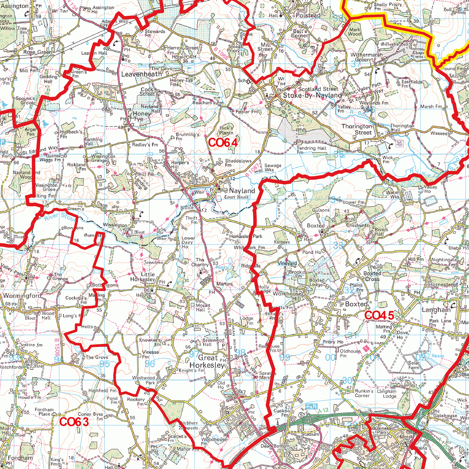 Co Postcode Map Uk Colchester Postcode Map (CO) – Map Logic