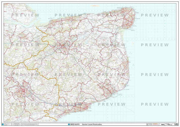 SN Postcode Map for the Swindon Postcode Area GIF or PDF Download – Map ...
