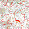 Coventry Postcode Map (CV) – Map Logic