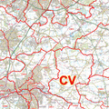 CV Postcode Map