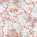 CW Postcode Map
