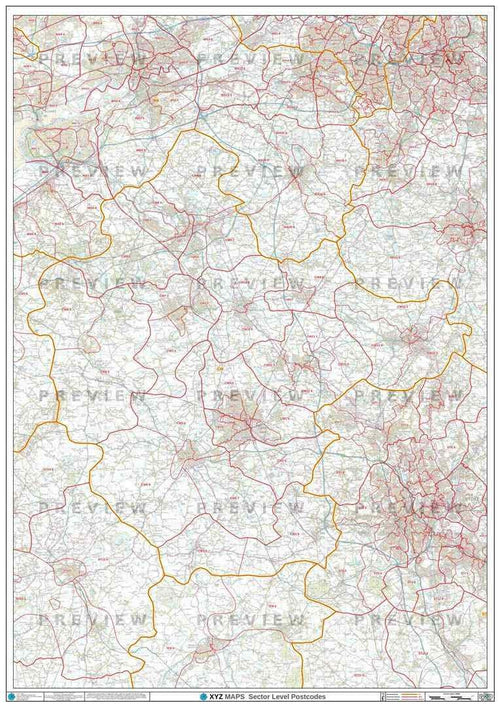 CW Postcode Map PDF or GIF Download