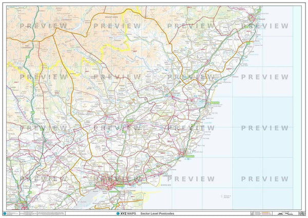 SN Postcode Map for the Swindon Postcode Area GIF or PDF Download – Map ...