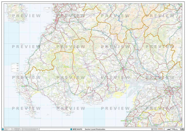 SN Postcode Map for the Swindon Postcode Area GIF or PDF Download – Map ...