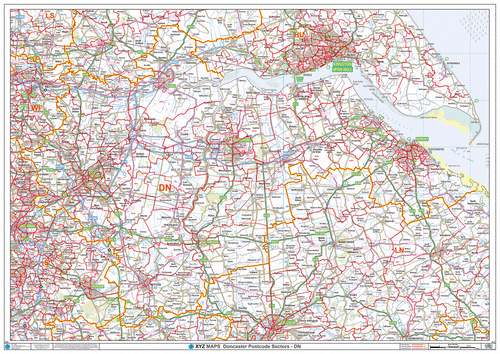 Doncaster Postcode Map