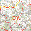 DY Postcode Map