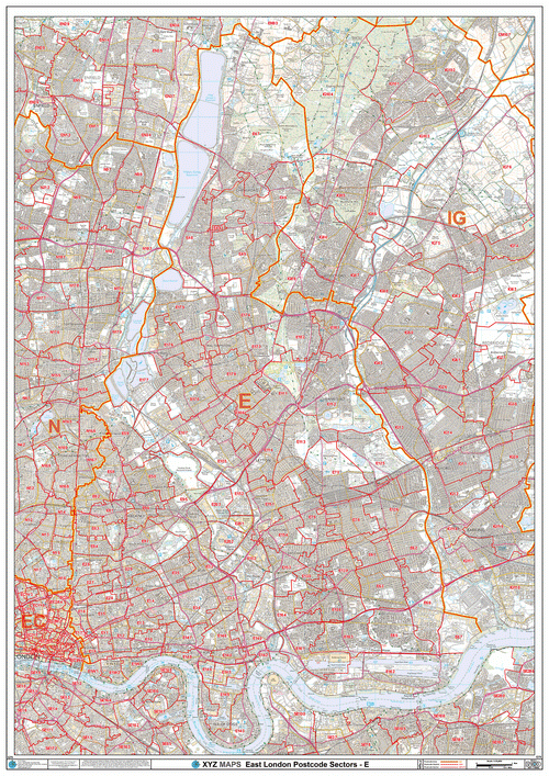 Postcode Maps by Individual Postcode Areas – Map Logic