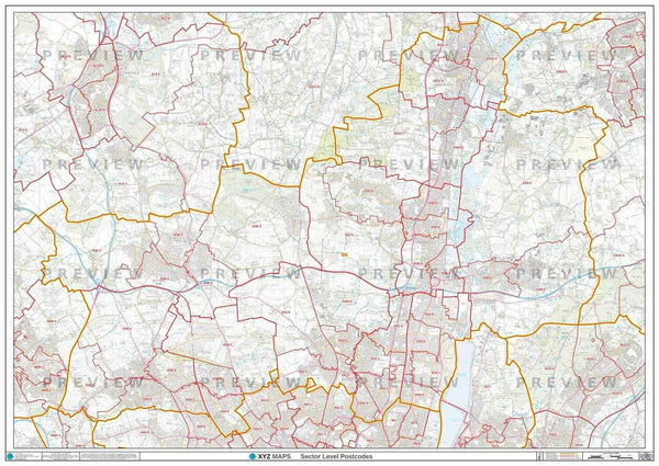 Greater Oxford OX Area Postcode Sector Map G18 GIF Or PDF Download Greater Oxford OX Area Postcode Sector Map G18 GIF Or PDF Download