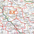 EX Postcode Map