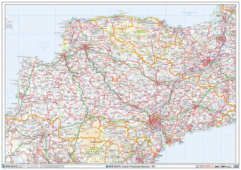 Exeter Postcode Map