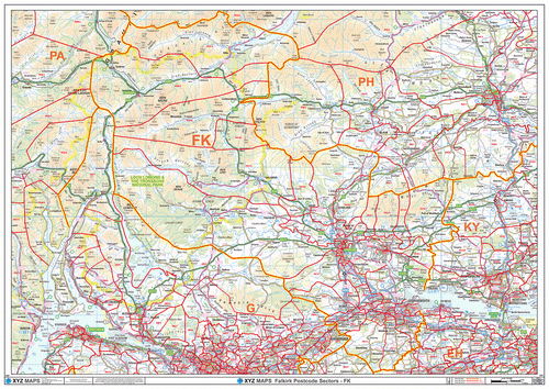 Falkirk Postcode Map
