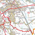 Large Laminated Postcode Wall Map for the FY Postcode Area