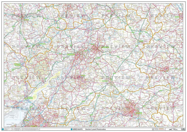 BB Postcode Map for the Blackburn Postcode Area GIF or PDF Download ...