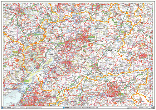 Gloucester Postcode Map