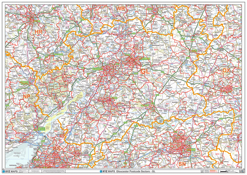 Gloucester Postcode Map