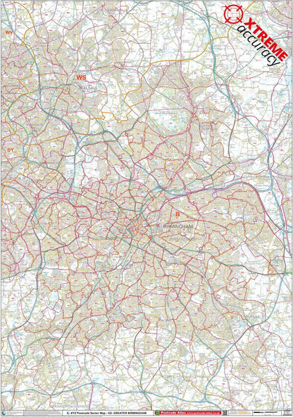 BB Postcode Map for the Blackburn Postcode Area GIF or PDF Download ...