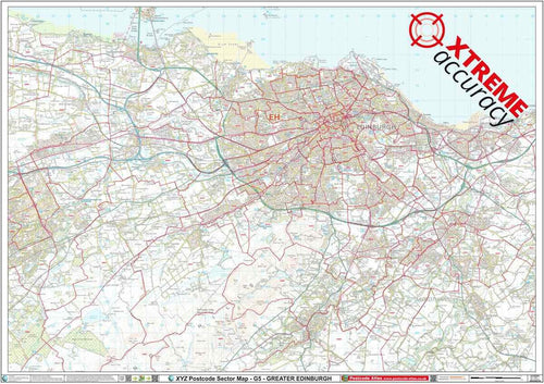 Edinburgh Postcode Maps for the EH Postcode Area | Map Logic
