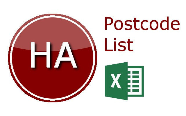 Harrow Postcode Lists