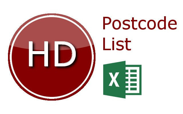 Huddersfield Postcode Lists