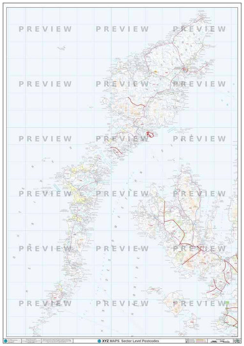 HS Postcode Map PDF or GIF Download