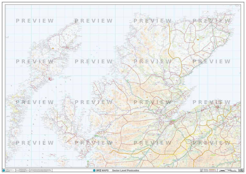 Iv Postcode IV Postcode Map for the Inverness Postcode Area GIF or PDF Download ...
