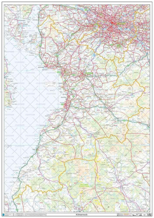 Ka28 Postcode Area Kilmarnock Postcode Maps for the KA Postcode Area | Map Logic