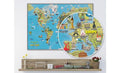 Kids Illustrated Map of the World