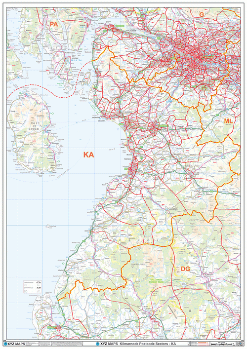 Where Is Ka Postcode Kilmarnock Postcode Maps for the KA Postcode Area | Map Logic