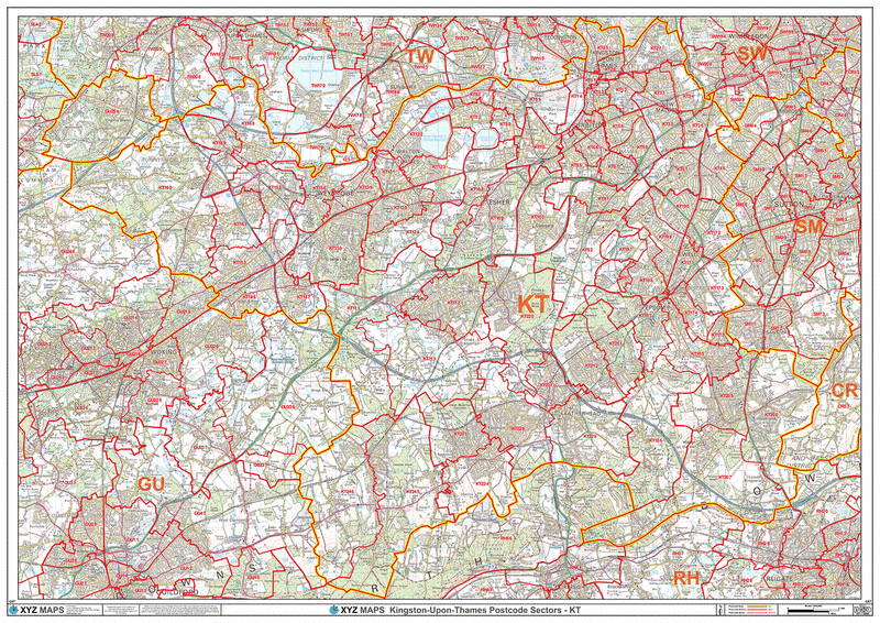 Kingston Postcode Map