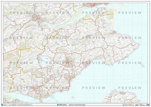 KY Postcode Map PDF or GIF Download