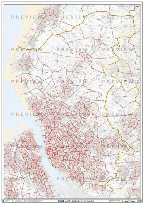 L Postcode Map PDF or GIF Download