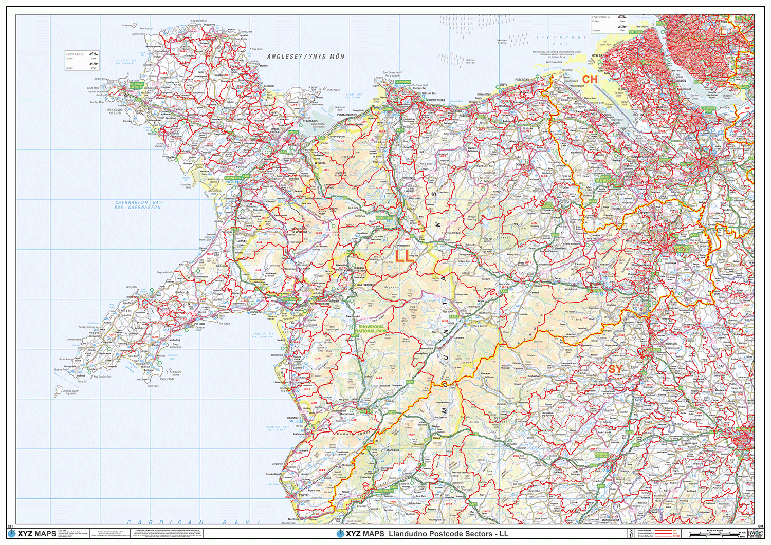Ll1 Postcode Llandudno Postcode Map (LL) – Map Logic