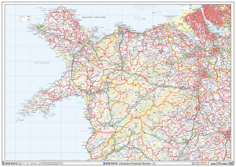 Llandudno Postcode Map