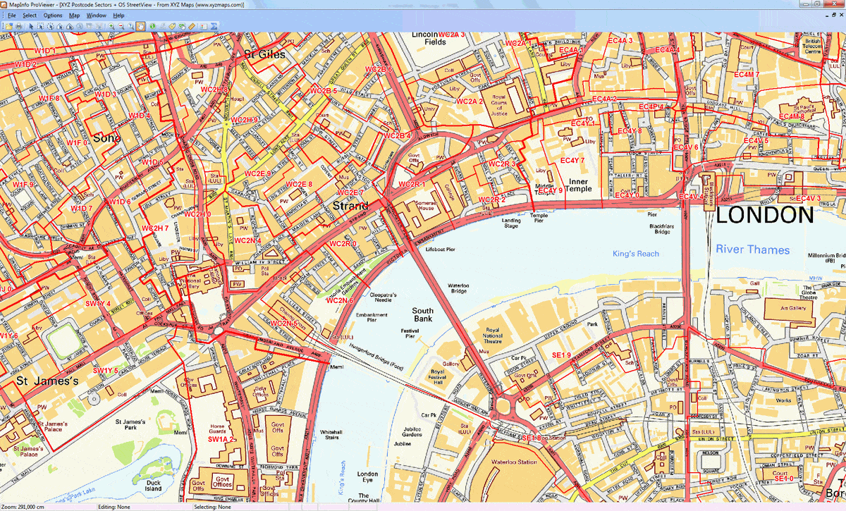 Greater London ProViewer Postcode Atlas – Map Logic
