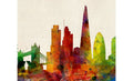 The Shard on the London City Skyline Canvas