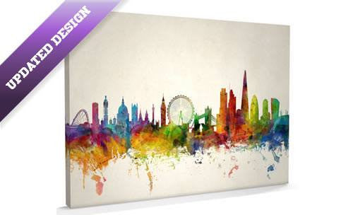 London City Skyline Canvas