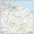 Map of Lothians and Borders Counties