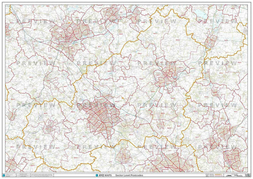 MK Postcode Map PDF or GIF Download