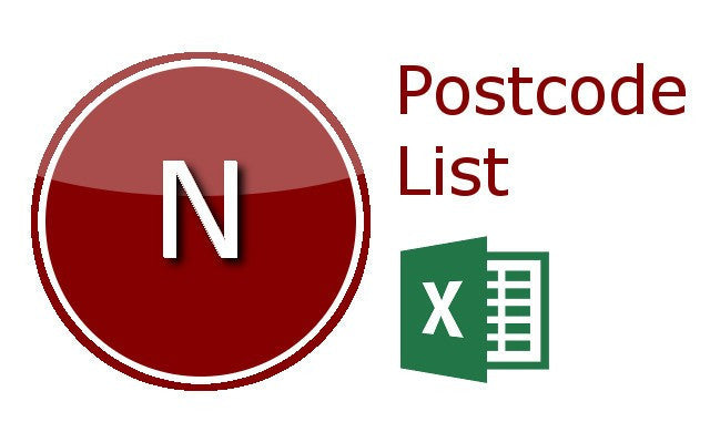 London N Postcode Lists